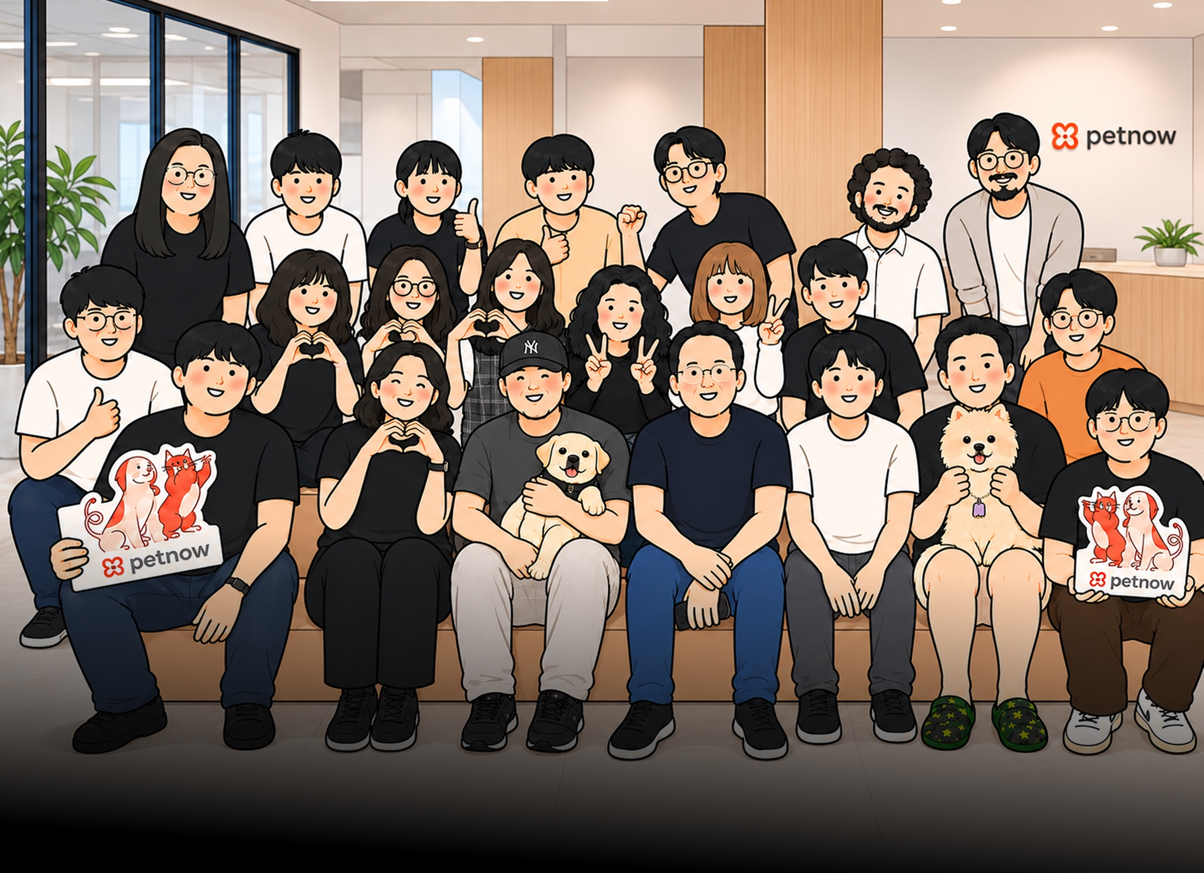 Petnow 팀 단체 사진